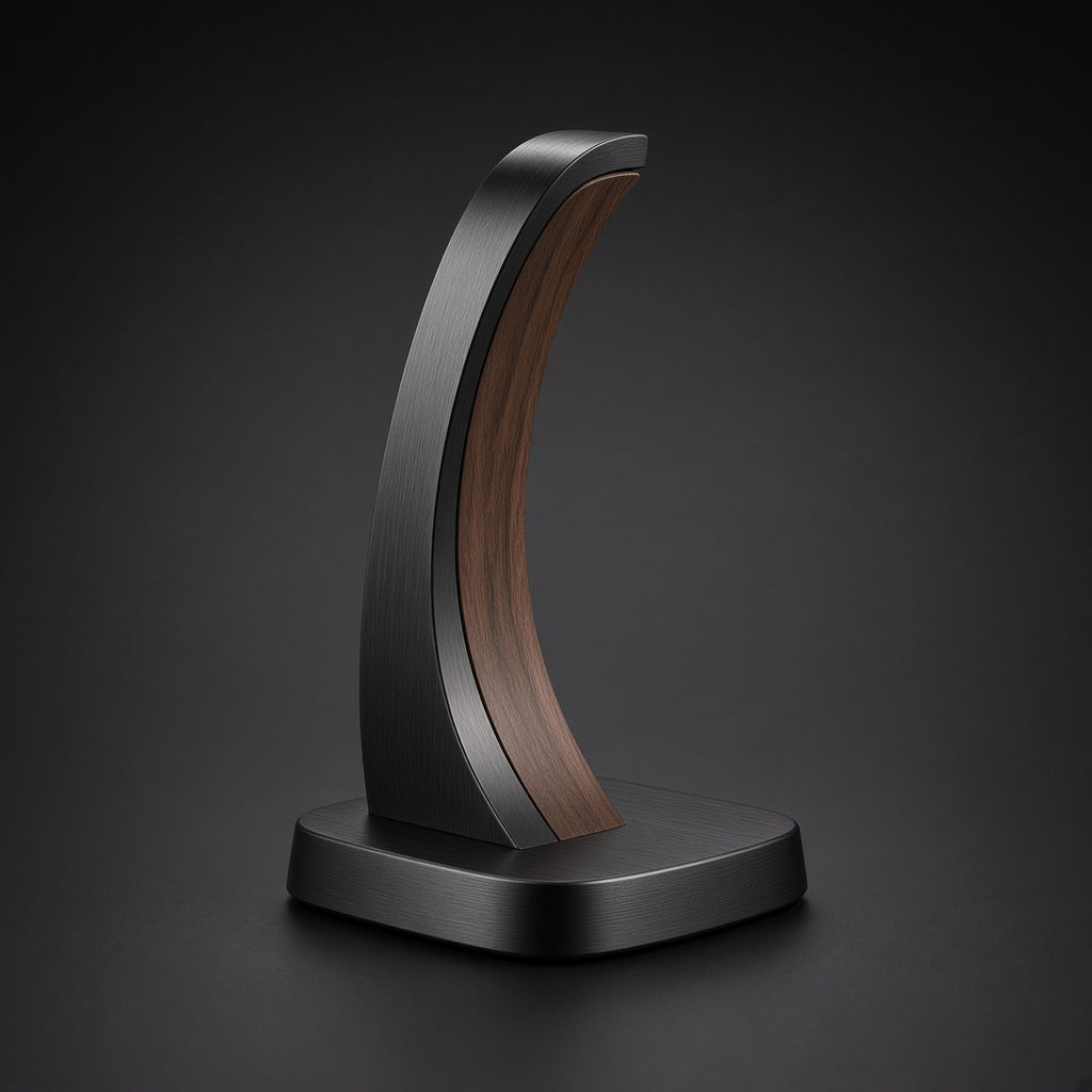 Walnut Headphone Stand — Walnut